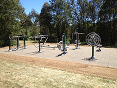 What should you do when outdoor fitness equipment use prevent injuries?