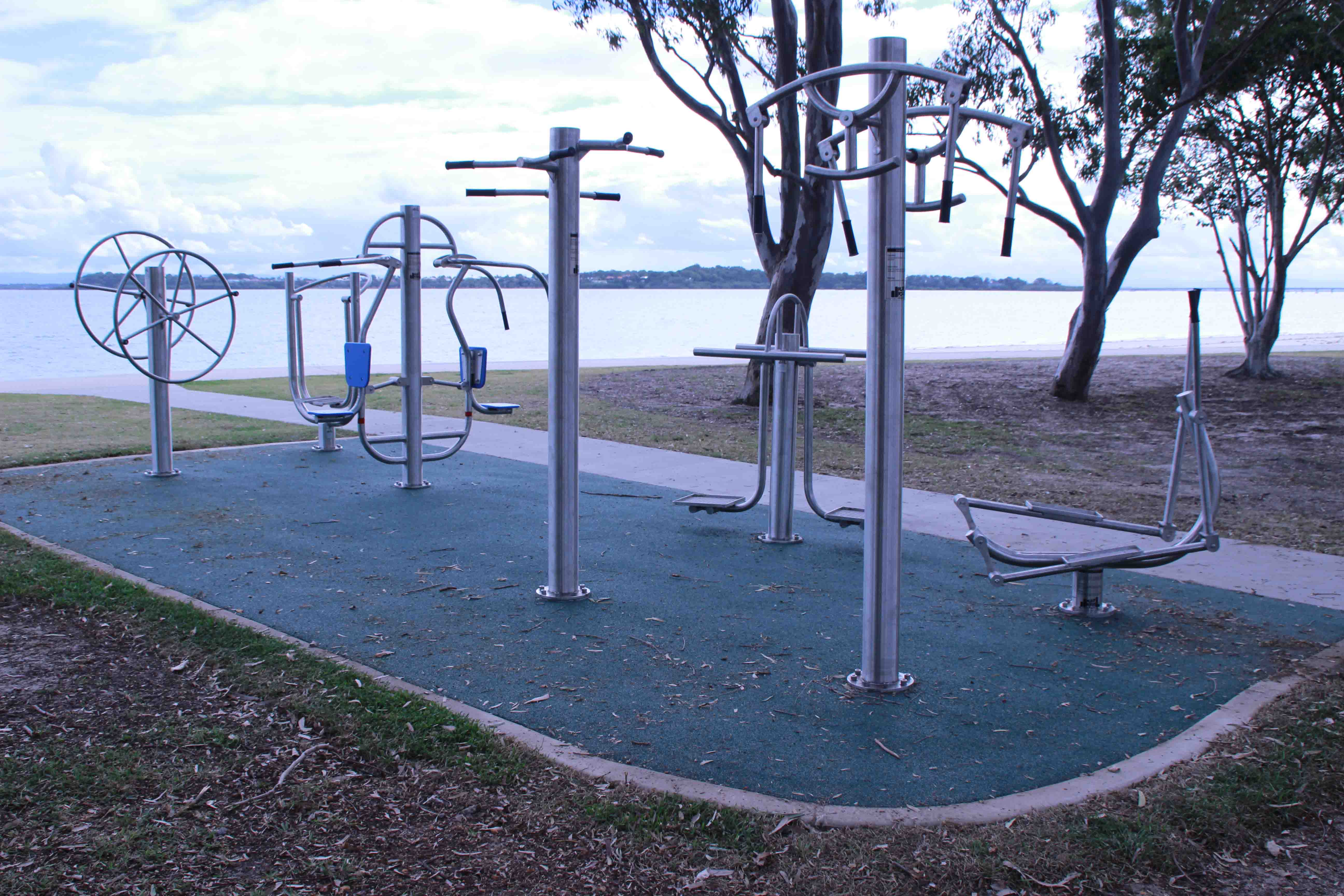 What kind of planning do you need to do before installing outdoor fitness equipment?