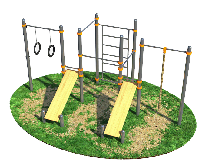 Exercise Function of Several Outdoor Fitness Equipment